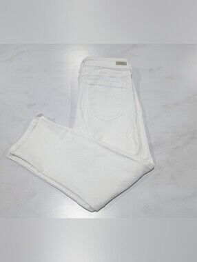 Liverpool White Skinny Capri Jeans